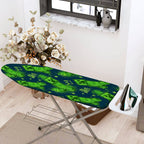 1-Piece Green Stars Blue  Ironing Board Cover, Universal Size, Without Board