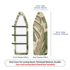 1-Piece Tropical Jungle Camouflage Green  Ironing Board Cover, Universal Size, Without Board