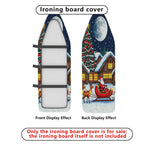 1-Piece Christmas Tree Santa Moon  Ironing Board Cover, Universal Size, Without Board