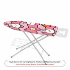 1-Piece Rabbit Strawberry Pink  Ironing Board Cover, Universal Size, Without Board