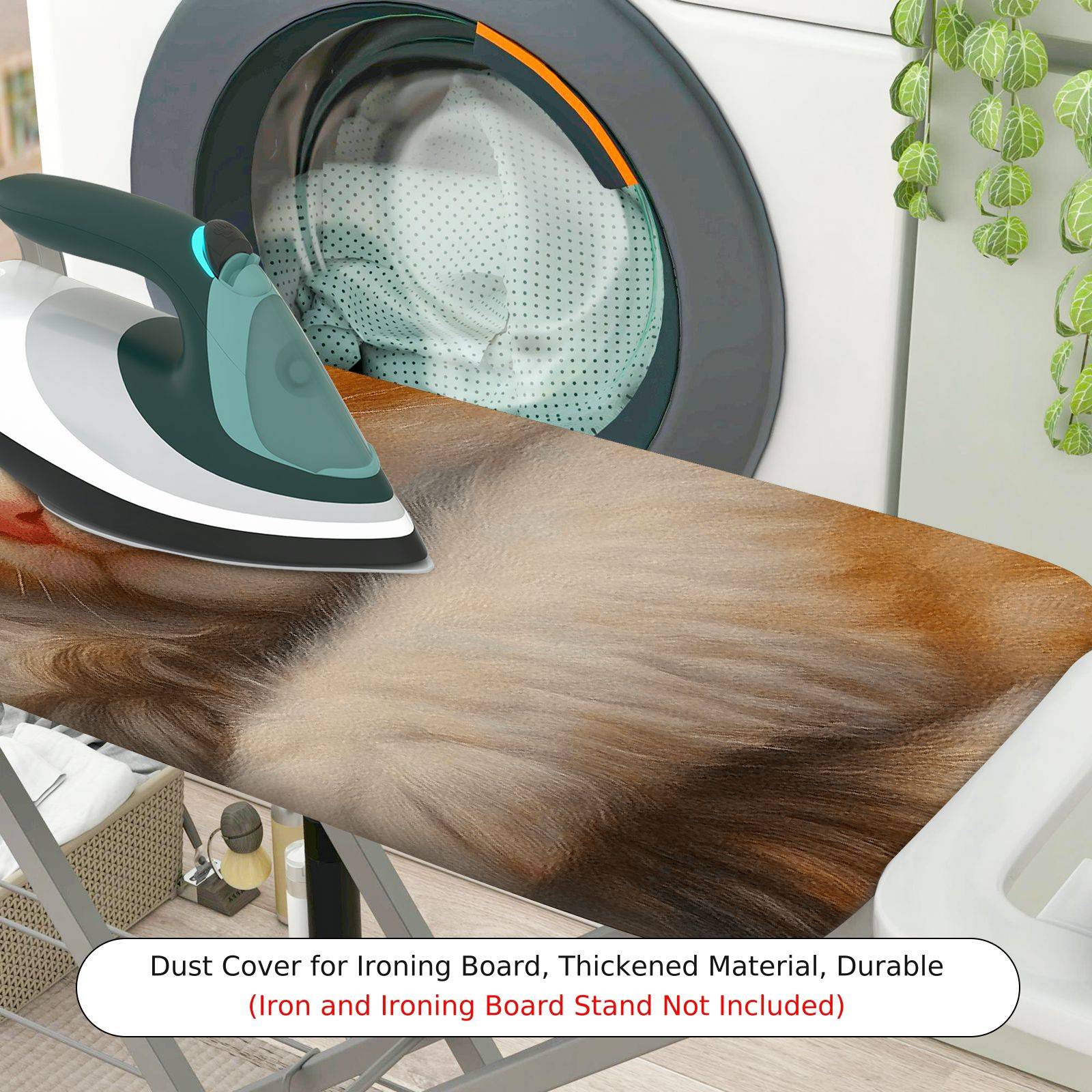 1-Piece Cat Kitten Sleeping  Ironing Board Cover, Universal Size, Without Board