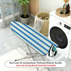 1-Piece Blue Striped Pattern Simple Modern  Ironing Board Cover, Universal Size, Without Board