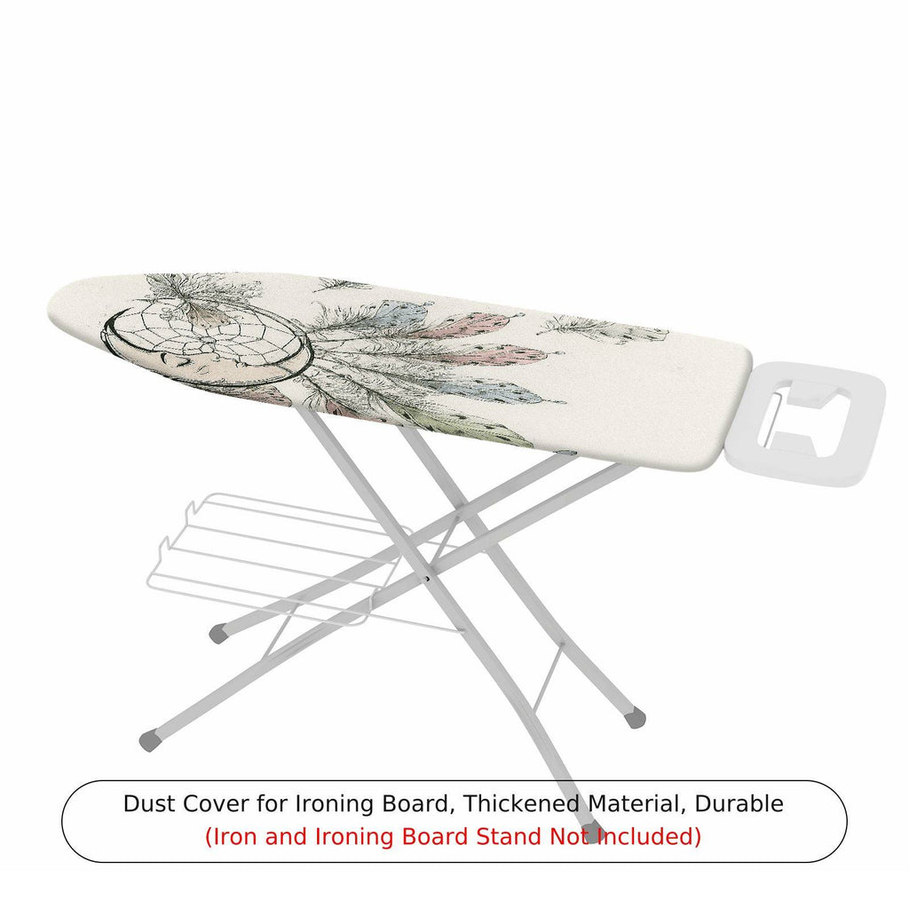 1-Piece Dreamcatcher Feather Bohemian  Ironing Board Cover, Universal Size, Without Board