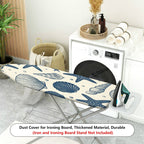 1-Piece Seashell Starfish Ocean  Ironing Board Cover, Universal Size, Without Board