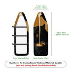 1-Piece Black Cat Artistic Animal Modern  Ironing Board Cover, Universal Size, Without Board