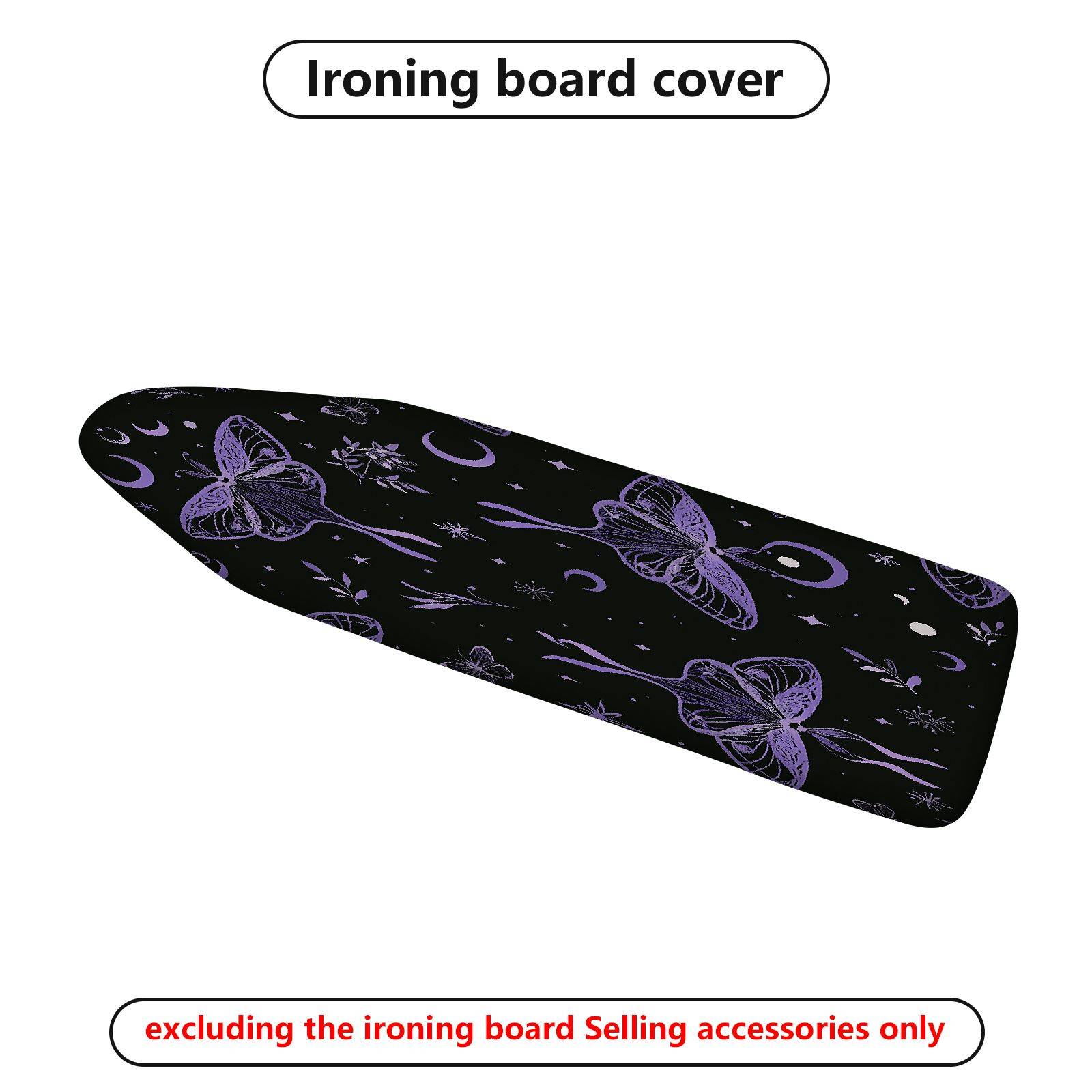 1-Piece Butterfly Moon Star  Ironing Board Cover, Universal Size, Without Board