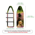 1-Piece Dog Nature Floral  Ironing Board Cover, Universal Size, Without Board