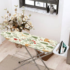 1-Piece Reindeer Evergreen Berries  Ironing Board Cover, Universal Size, Without Board