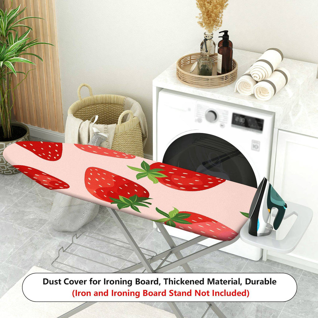 1-Piece Strawberry Red Pink  Ironing Board Cover, Universal Size, Without Board