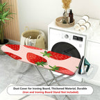 1-Piece Strawberry Red Pink  Ironing Board Cover, Universal Size, Without Board