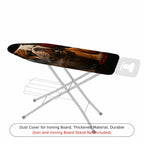 1-Piece Dog Rose Art  Ironing Board Cover, Universal Size, Without Board