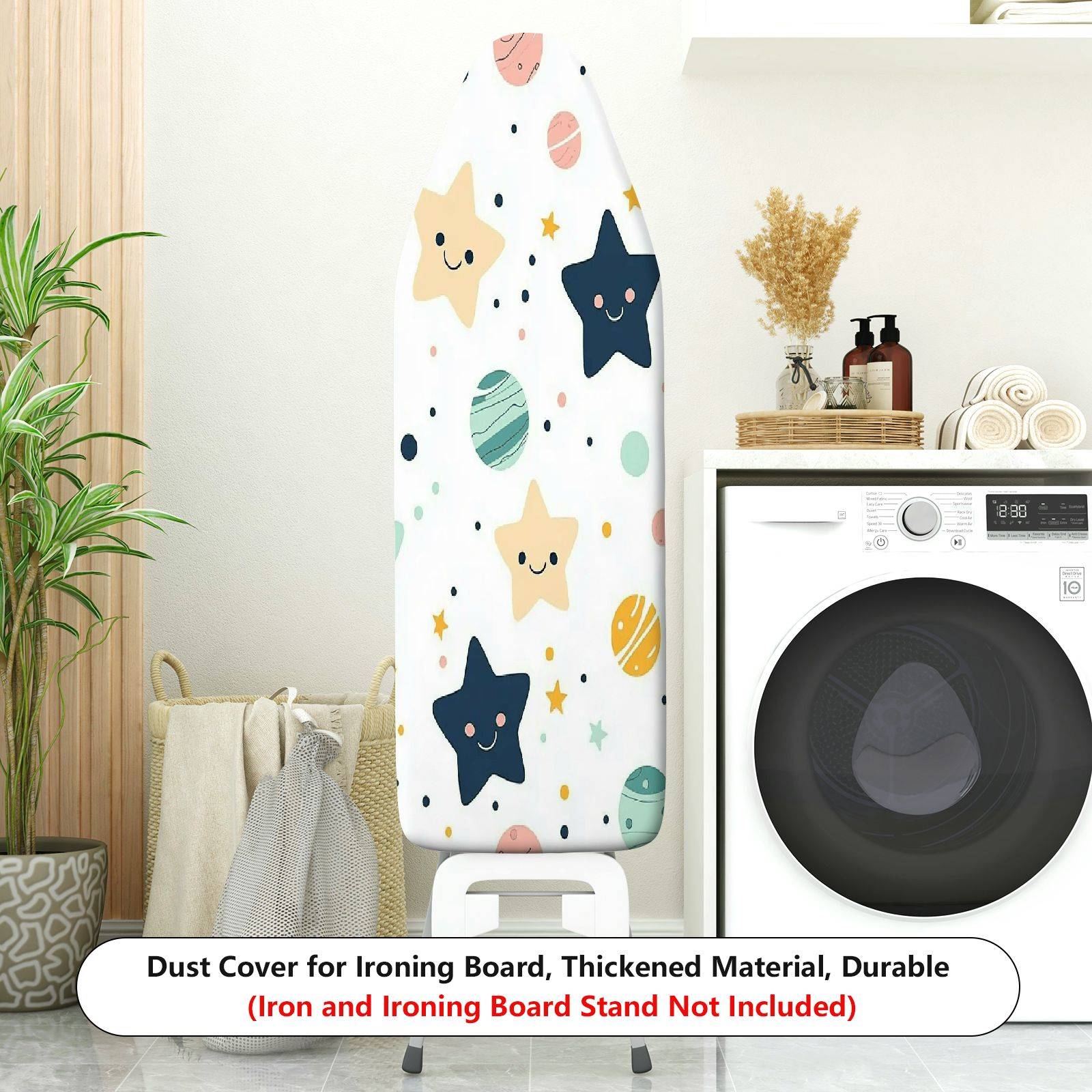 1-Piece Planet Star Celestial  Ironing Board Cover, Universal Size, Without Board