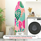 1-Piece Floral Tropical Botanical  Ironing Board Cover, Universal Size, Without Board