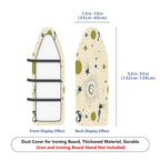 1-Piece Starry Universe Cosmic  Ironing Board Cover, Universal Size, Without Board