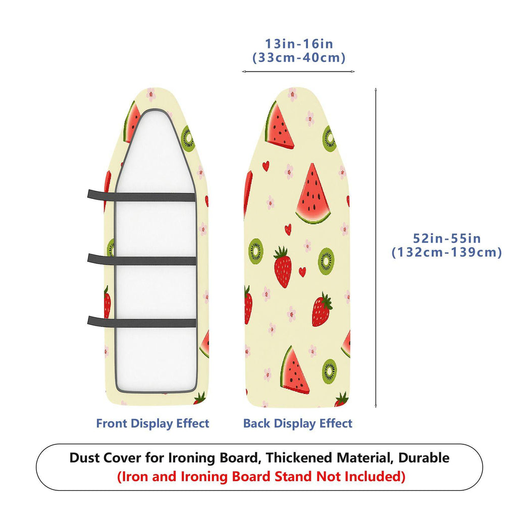 1-Piece Watermelon Strawberry Kiwi  Ironing Board Cover, Universal Size, Without Board