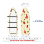 1-Piece Watermelon Strawberry Kiwi  Ironing Board Cover, Universal Size, Without Board