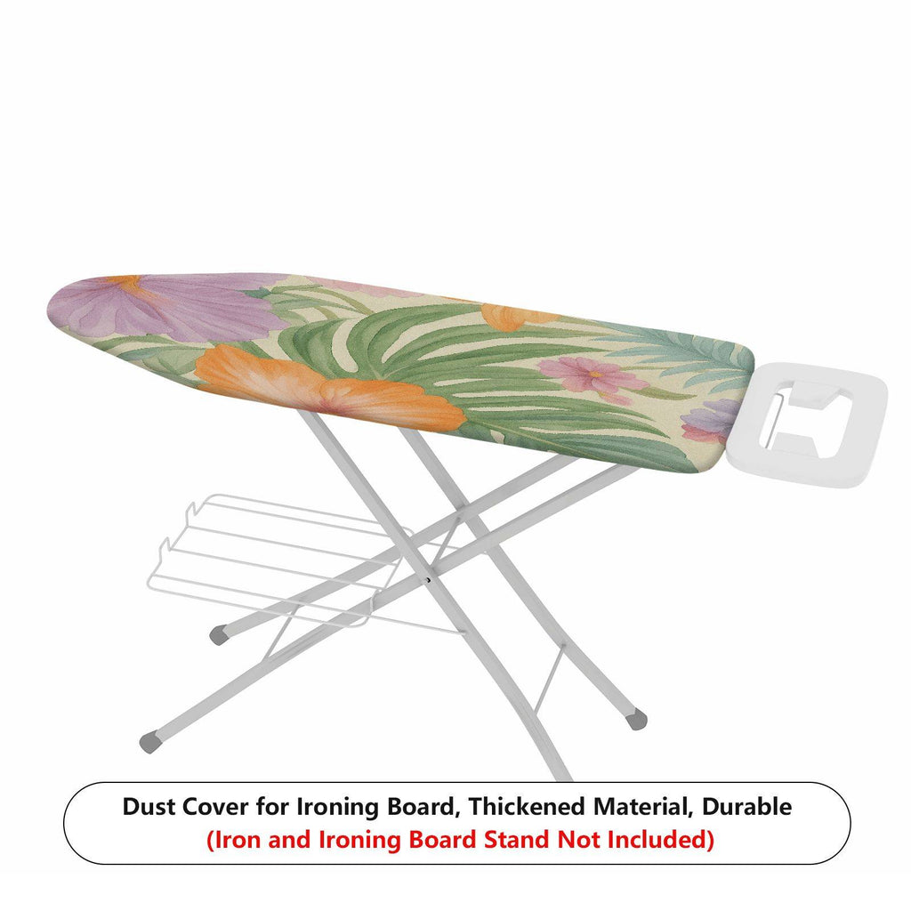1-Piece Floral Tropical Vibrant  Ironing Board Cover, Universal Size, Without Board