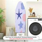 1-Piece Starfish Shell Nautical  Ironing Board Cover, Universal Size, Without Board