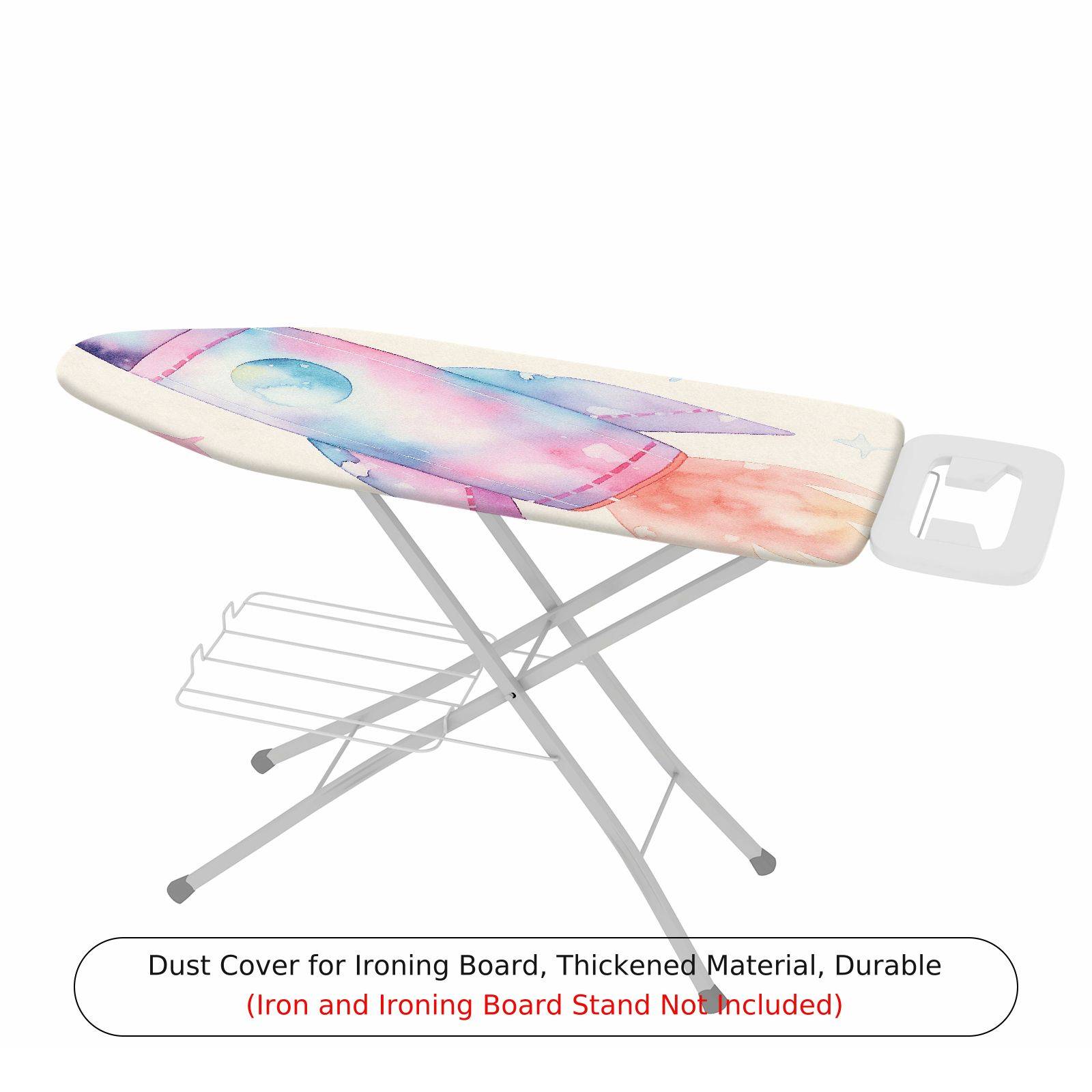 1-Piece Rocket Space Stars  Ironing Board Cover, Universal Size, Without Board
