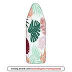 1-Piece Tropical Leaves Floral Nature  Ironing Board Cover, Universal Size, Without Board