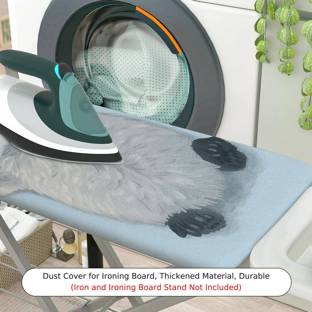 1-Piece Penguin  Blue  Ironing Board Cover, Universal Size, Without Board
