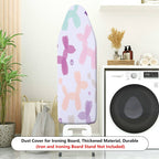 1-Piece Balloon Dog Pastel Cute  Ironing Board Cover, Universal Size, Without Board