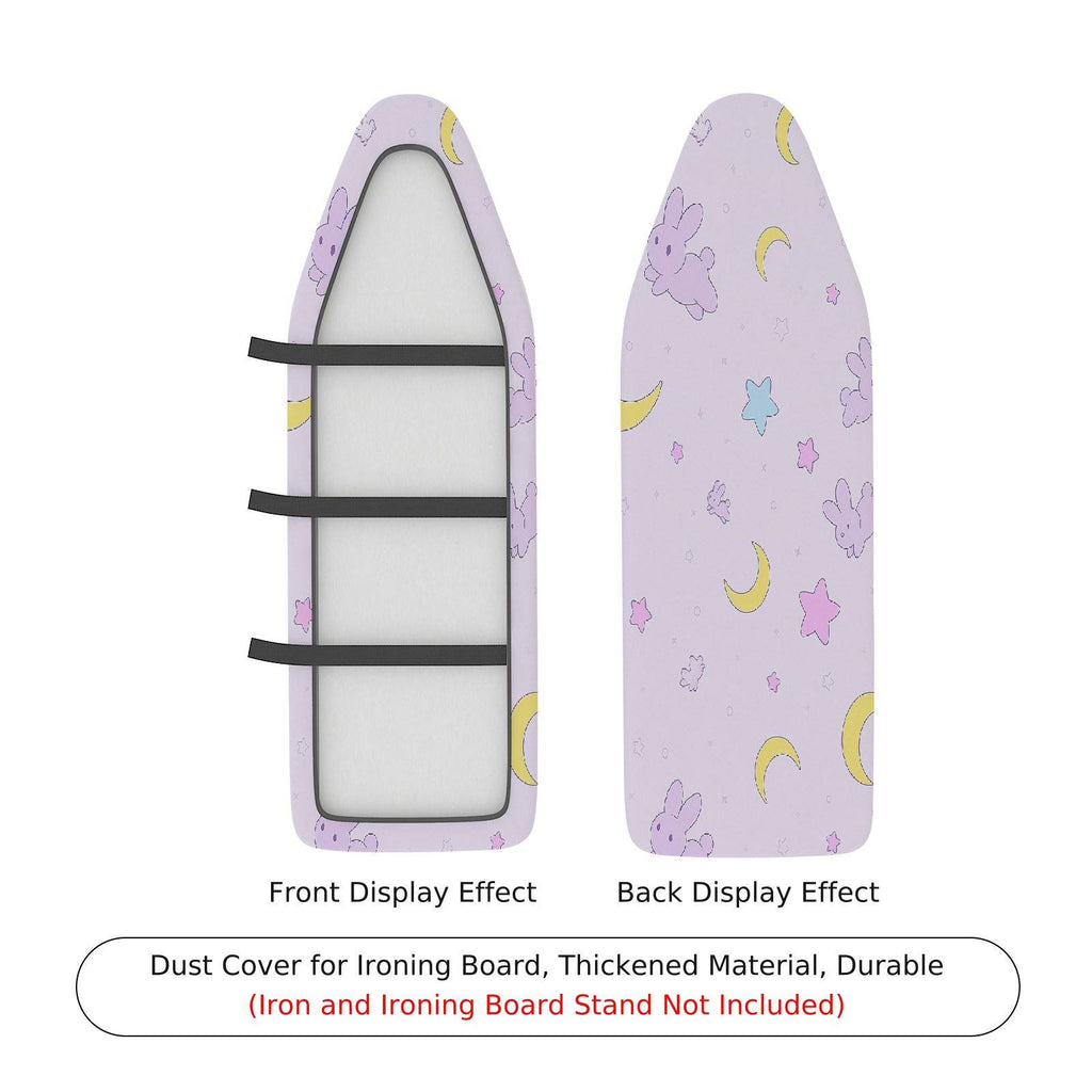 1-Piece Moon Star Rabbit  Ironing Board Cover, Universal Size, Without Board