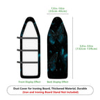 1-Piece Butterfly Starry Night Moon  Ironing Board Cover, Universal Size, Without Board