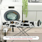 1-Piece Quirky Halloween Black Cats  Ironing Board Cover, Universal Size, Without Board
