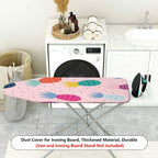 1-Piece Tropical Fruit Colorful Dots  Ironing Board Cover, Universal Size, Without Board
