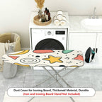 1-Piece Star Heart Swirl  Ironing Board Cover, Universal Size, Without Board
