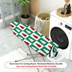 1-Piece Christmas Tree Holiday Festive  Ironing Board Cover, Universal Size, Without Board