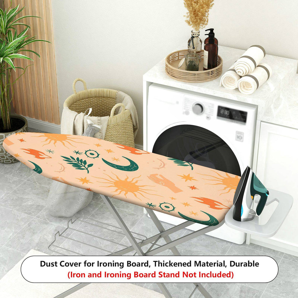 1-Piece Sun Moon Stars  Ironing Board Cover, Universal Size, Without Board