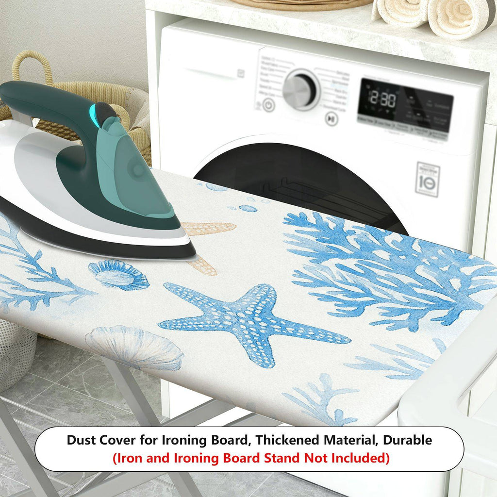1-Piece Starfish Shell Coral  Ironing Board Cover, Universal Size, Without Board