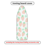 1-Piece Strawberry White Green Decorative  Ironing Board Cover, Universal Size, Without Board