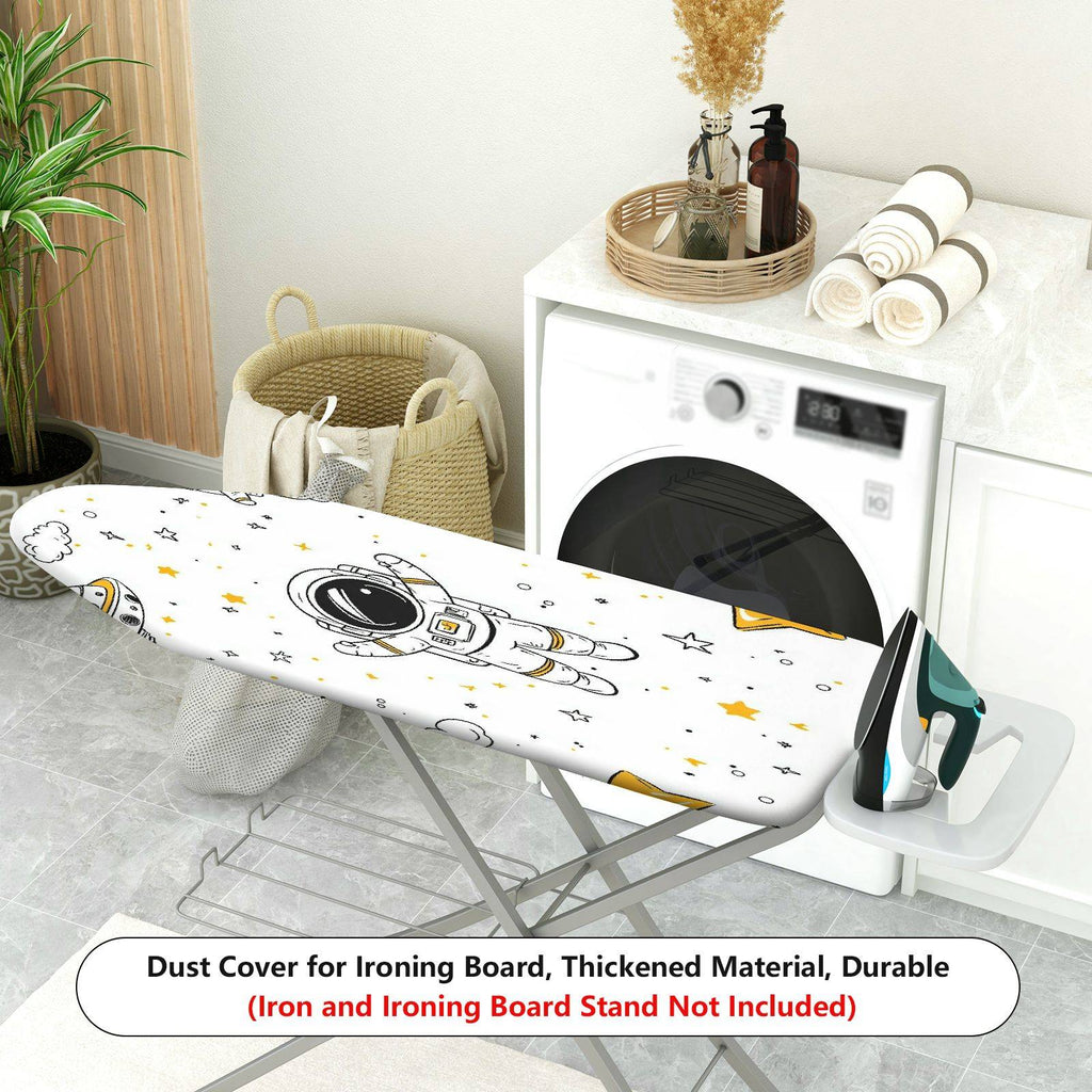 1-Piece Astronaut Space Stars  Ironing Board Cover, Universal Size, Without Board