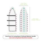 1-Piece Heart Star Striped  Ironing Board Cover, Universal Size, Without Board