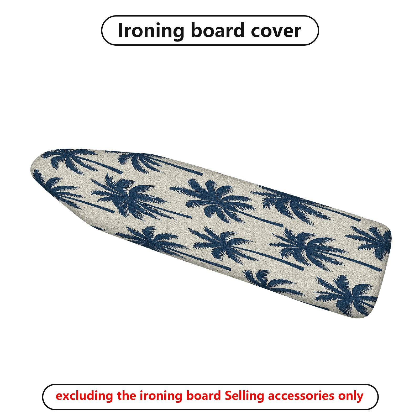 1-Piece Palm Tree Tropical Beach  Ironing Board Cover, Universal Size, Without Board