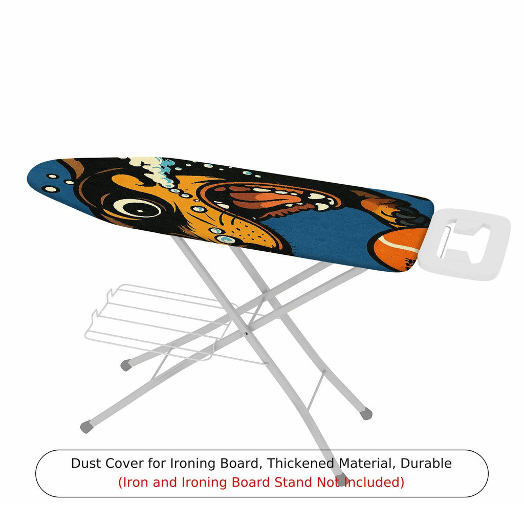 1-Piece Dog Animal Design Fun Pattern  Ironing Board Cover, Universal Size, Without Board