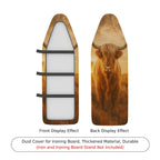 1-Piece Longhorn Cattle Nature Sunset  Ironing Board Cover, Universal Size, Without Board