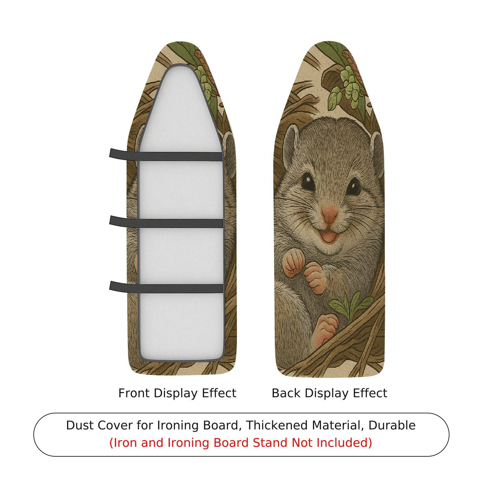 1-Piece Cute Animal  Nature  Ironing Board Cover, Universal Size, Without Board