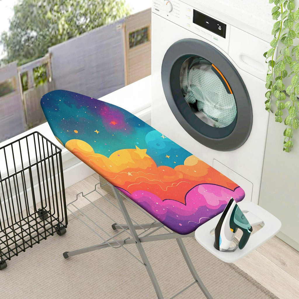 1-Piece Galaxy Cloud Star  Ironing Board Cover, Universal Size, Without Board