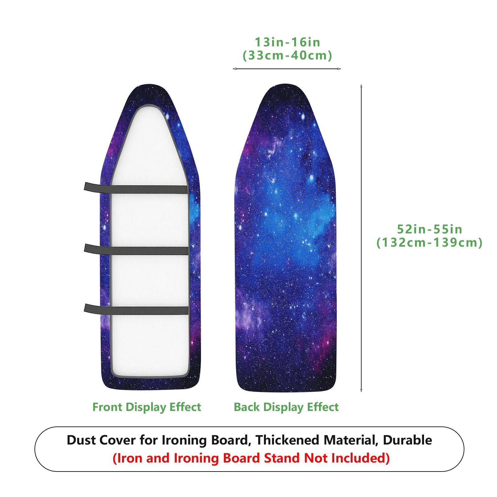 1-Piece Galaxy Starry Space  Ironing Board Cover, Universal Size, Without Board