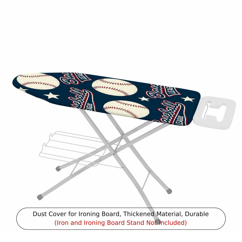 1-Piece Baseball Sports Stars  Ironing Board Cover, Universal Size, Without Board
