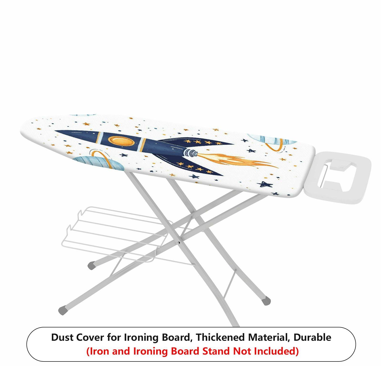 1-Piece Rocket Planet Star  Ironing Board Cover, Universal Size, Without Board