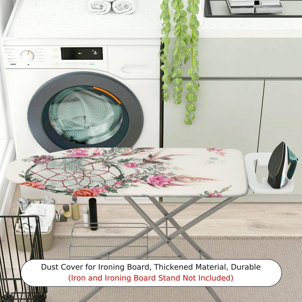 1-Piece Floral Dreamcatcher Bohemian  Ironing Board Cover, Universal Size, Without Board
