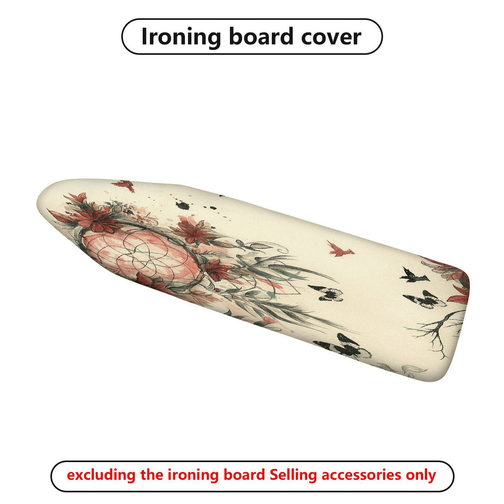 1-Piece Floral Dreamcatcher Butterfly  Ironing Board Cover, Universal Size, Without Board