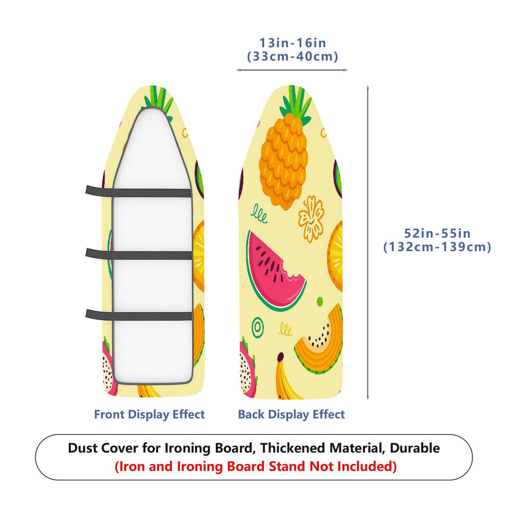 1-Piece Fruit Tropical Colorful  Ironing Board Cover, Universal Size, Without Board