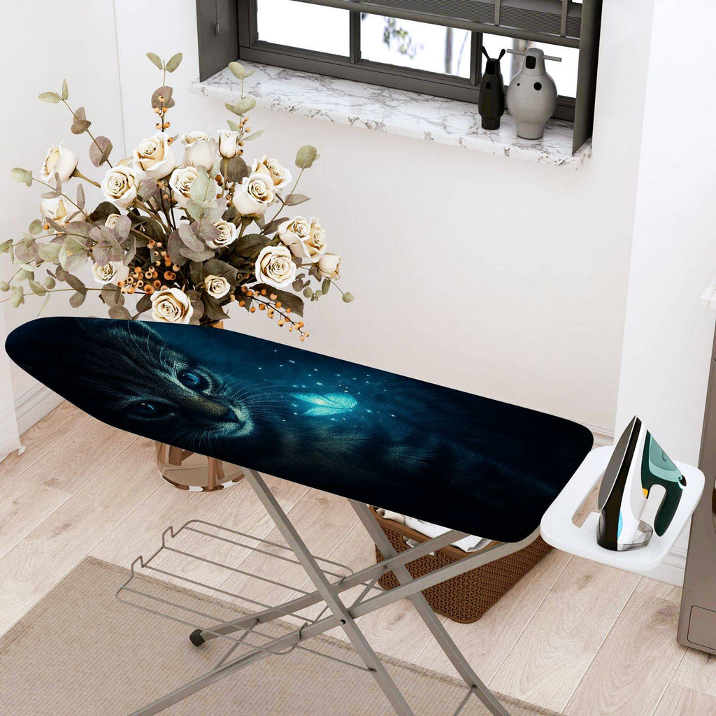 1-Piece Cat Night Fantasy  Ironing Board Cover, Universal Size, Without Board