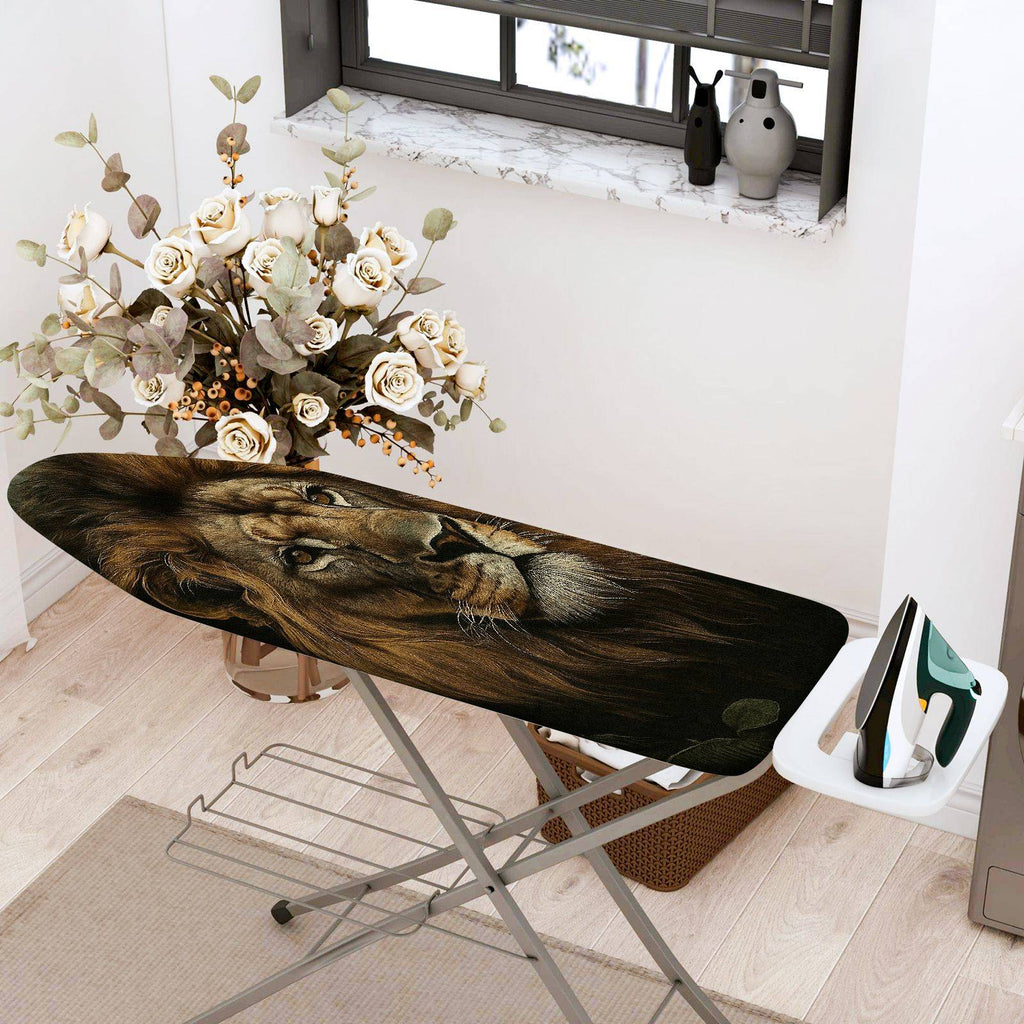 1-Piece Animal Lion Art  Ironing Board Cover, Universal Size, Without Board